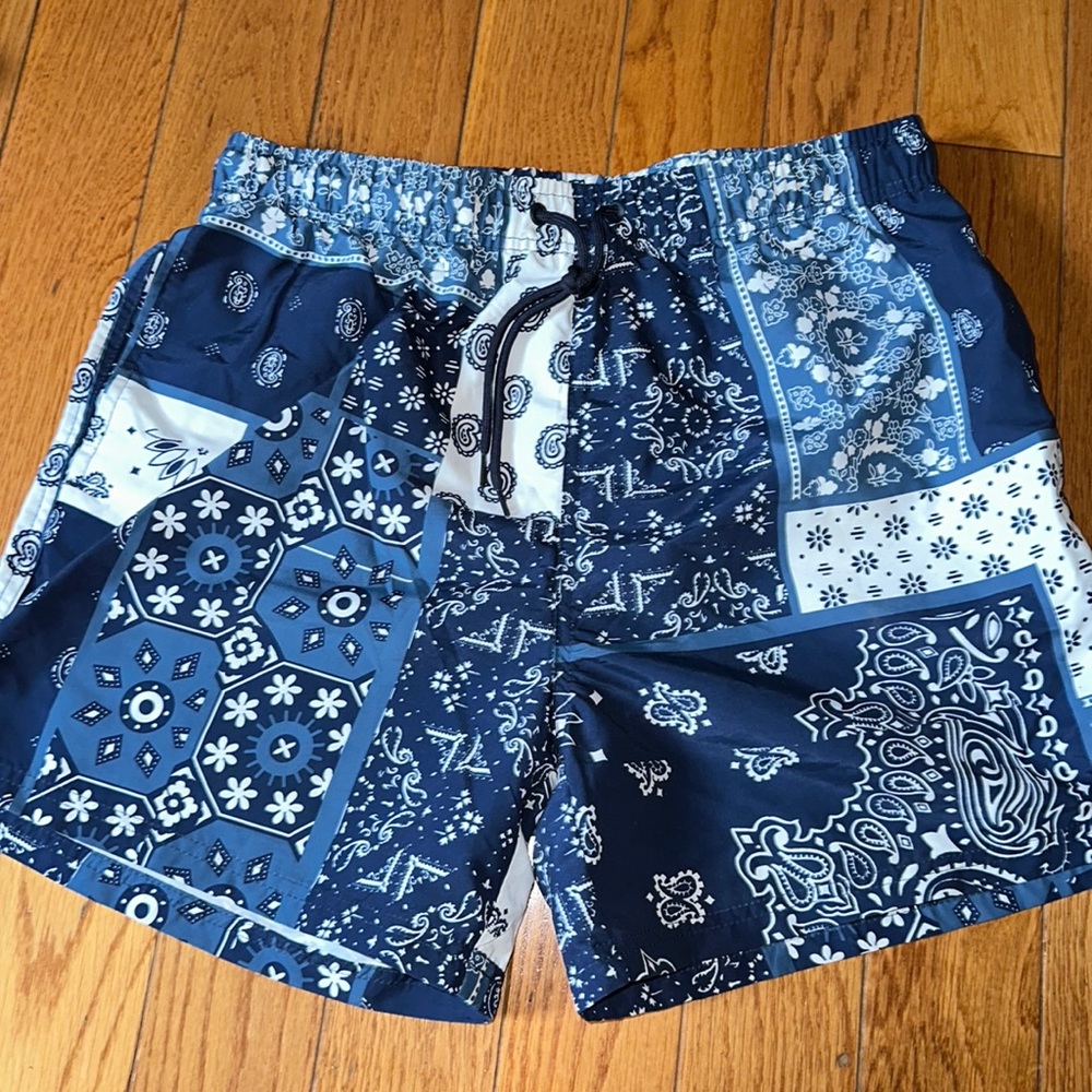 Mens Stylish Bathing Suit Size Medium